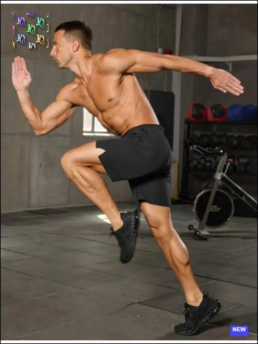 Men's Quick Dry 2 in 1 Running Shorts with Zipper Pockets Drawstring Athletic